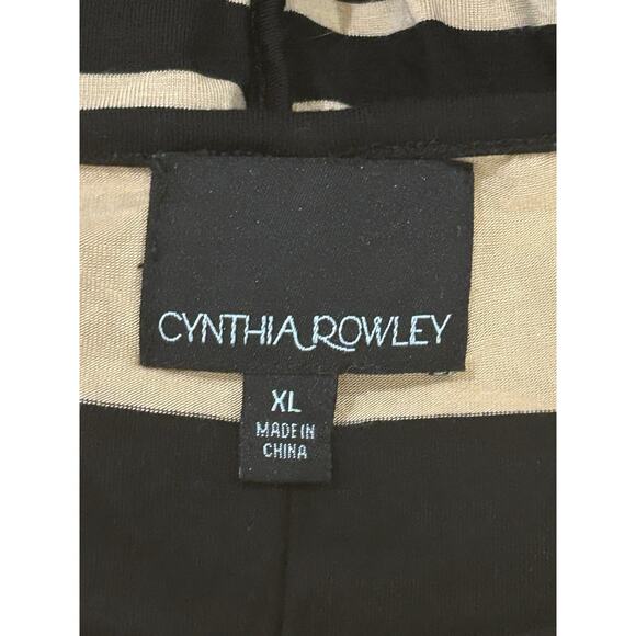 Cynthia Rowley Striped Blouse Women's size XL - Picture 3 of 3